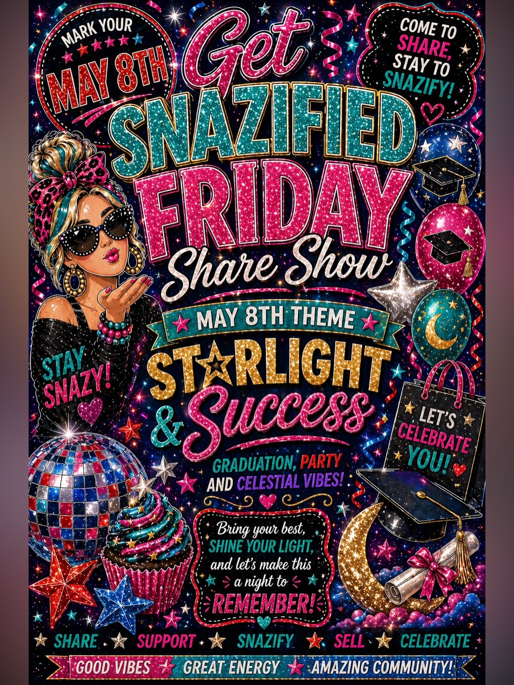 🪩🪩LIVE🪩🪩 Bring Your Snazy Stuff!! To the Get Snazified Train Sundays 9AM-?